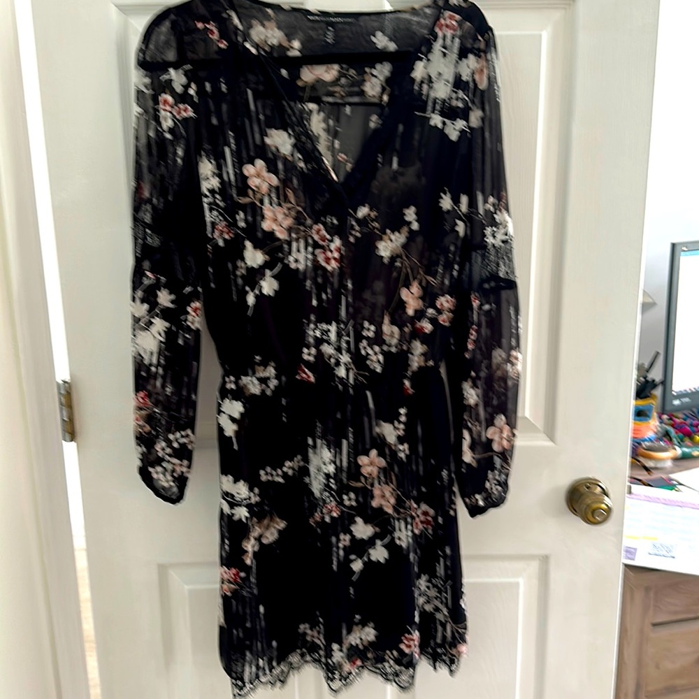 WHBM size 10 longsleeve dress with slip Inc.